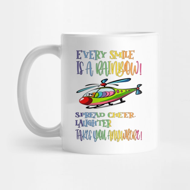 Joyful Journey Copter Rainbow by maknatess